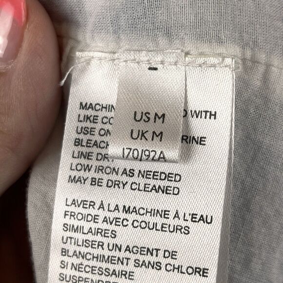 Urban Outfitters Dress Womens Medium Jessica Cap Sleeve Floral Wrap Midi Blue - Picture 8 of 16